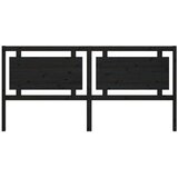  Uzglavlje za krevet crno 205 5 x 4 x 100 cm od masivne borovine | shoptok.hr