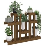  Stalak za biljke boja meda 104,5x25x77,5 cm od masivne borovine | shoptok.hr