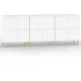 The Living Store Komoda 3 kosa bela 60x35x70 cm inženirski les - Komoda, (21503407) | Shoptok.si