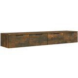 Maison Chic Stenska omarica - Zidna omarica 2 kosa dimljen hrast 68x30x20 cm konstr. les iu745, (22062723) Cene