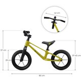 Kinderkraft balans bicikl ETER, Lime | shoptok.hr