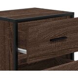 vidaXL Stenska nočna omarica rjavi hrast 40x31x39,5 cm | Shoptok.si