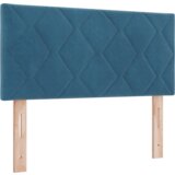 Box Spring Krevet s Madracem Tamno Plavi 90x200 cm Baršun | shoptok.hr