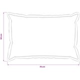  Presvlaka za jastuk 2 pcs HOUTEN Plava 50 x 70 cm Umjetni lan | shoptok.hr