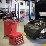  Radna ormara, 2 u 1 s kovčegom & 8 pregrada & kukama & podesivom policom, nosivost 100 kg | shoptok.hr