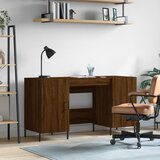 vidaXL Radni stol smeđa boja hrasta 140 x 50 x 75 cm konstruirano drvo Cijene