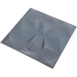  Zidne panele 24 pcs Dijamant siva 50 x 50 cm XPS pjena | shoptok.hr