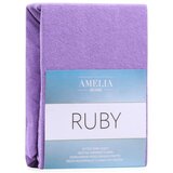 AmeliaHome Plahta s gumom Ruby 80-90x200 cm, ljubičasta Cijene