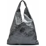 Isabella Rhea črna usnjena torbica arya