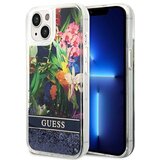 Guess TEKOČI OVITEK Z BLEŠČICAMI HARDCASE FLOWER ZA IPHONE 14 6.1 MODER, (21834027) | Shoptok.si