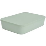 Homéa Svetlo zelena plastična škatla za shranjevanje s pokrovom 35,5x25,5x8 cm – | Shoptok.si
