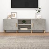 TV ormarić boja betona 150 x 30 x 50 cm od konstruiranog drva | shoptok.hr