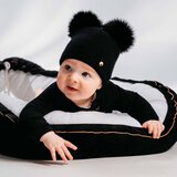Jamiks otroška zimska kapica ciara black | Shoptok.si
