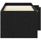  Kreveta za visoko spavanje djece 2 pcs Crni hrast 98.5 x 200 cm - Crni hrast 100 x 200 cm | shoptok.hr