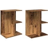  Noćni ormarići 2 kom staro drvo 46,5x29x61cm konstruiranog drva | Eponuda.com