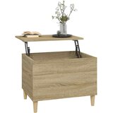  Stolić za kavu boja hrasta 60 x 44,5 x 45 cm konstruirano drvo | Eponuda.ba