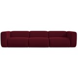 Makamii Bordo baršunasti sofa 319 cm Ekahi – Cijene
