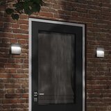  Vanjska LED zidna svjetiljka crna od lijevanog aluminija | shoptok.hr