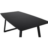 Venture Home Inca rastezljivi pravokutni blagovaonski stol 160 &amp;times; 85 cm, crni Slike