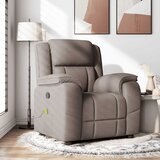 vidaXL Masažni naslanjač taupe blago | Shoptok.si