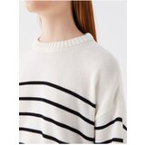 LC Waikiki Crew Neck Striped Long Sleeve Women&#039;s Knitwear Sweater | Shoptok.si