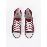 Shelvt Women's burgundy platform sneakers | Shoptok.si
