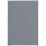 Lopa za smetnjak za 3 smetnjake siva 207x79x117 cm jeklo | Shoptok.si