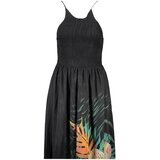 Desigual Dolge obleke VEST_SWIM-DAIKIRI HALTER 26SWVW66 Črna | Shoptok.si