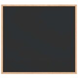 vidaXL Ploča za pisanje s crnim okvirom od punog borovine 60x55 cm | shoptok.hr