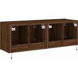  Zidni TV ormarići LED 2 kom smeđa boja hrasta 60x35x41 cm | shoptok.hr