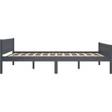  Za krevet od masivne borovine sivi 160 x 200 cm | shoptok.hr