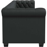  Trosjed Chesterfield od umjetne kože crni | shoptok.hr