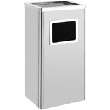  Kanta za smeće s pepeljarom 45 L od nehrđajućeg čelika | shoptok.hr