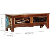 TV ormarić 120 x 30 x 40 cm od masivnog obnovljenog drva | Eponuda.ba