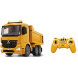 JAMARA kamion na daljinsko upravljanje, kiper Mercedes Arocs, žuti 1:20 | shoptok.hr