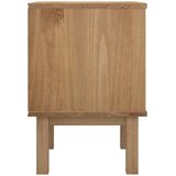  Noćni ormarić OTTA Crna 45 x 39 x 57 cm Masivna borovina | shoptok.hr