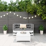  3-dijelni set vrtnih sofa bijeli od masivne borovine | shoptok.hr