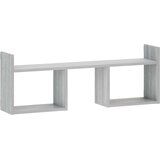  Zidna polica Siva Sonoma 90 x 17 x 32 cm Prerađeno drvo | shoptok.hr