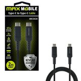 Max Mobile Data kabel Type-C na Type-C - 2 metra | shoptok.hr