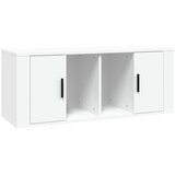 TV ormarić bijeli 100 x 35 x 40 cm od konstruiranog drva | Eponuda.com
