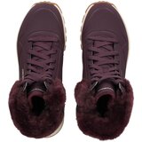 Skechers Gležnarji z vezalkami vinsko rdeča | Shoptok.si