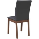 VidaXL Jedilni stoli z blazinami 2 kosa Brown Solid Wood Rubber Slike