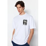 Trendyol Muška majica Tmnss23Ts00242, Bela | Eponuda.com