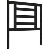 Uzglavlje za krevet crno 81 x 4 x 100 cm od masivne borovine | shoptok.hr
