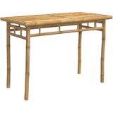  Vrtni blagovaonski stol 110 x 55 x 75 cm od bambusa | shoptok.hr
