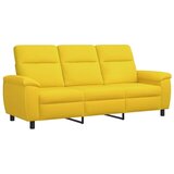  Set sofe 3 pcs Svijetlo žuta Tkanina - Svjetložuta 1-sjedalna + 2-sjedalna (140 cm) + 3-sjedalna | shoptok.hr