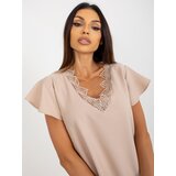 RUE PARIS Dress-WN-SK-VE45.09-beige | Shoptok.si