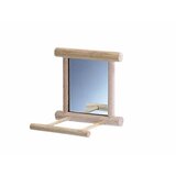 Nobby ogledalo za ptice sa drvenim stajalištem 10x10cm cene