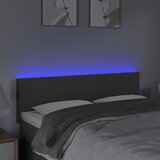  LED uzglavlje tamnosivo 144x5x78/88 cm od tkanine | Eponuda.ba