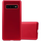 Cadorabo Ohišje, združljiv s Samsungom v kovinsko rdeči - zaščitni pokrov, narejen iz fleksibilnega silikona TPU, (20585284) Cene